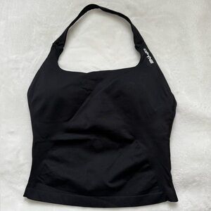 Black Impact Halter Dfyne Top Size Medium